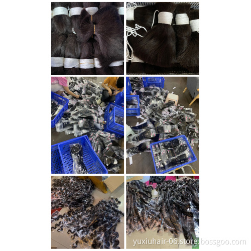Cheap 30inch Indian hair weave bundles Natural color Virgin hair Cuticle aligned Brazilian hair Extension
